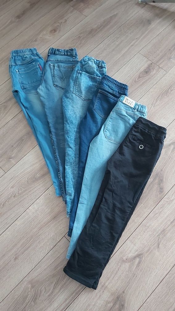 Jeansy dla chlopca r.128
