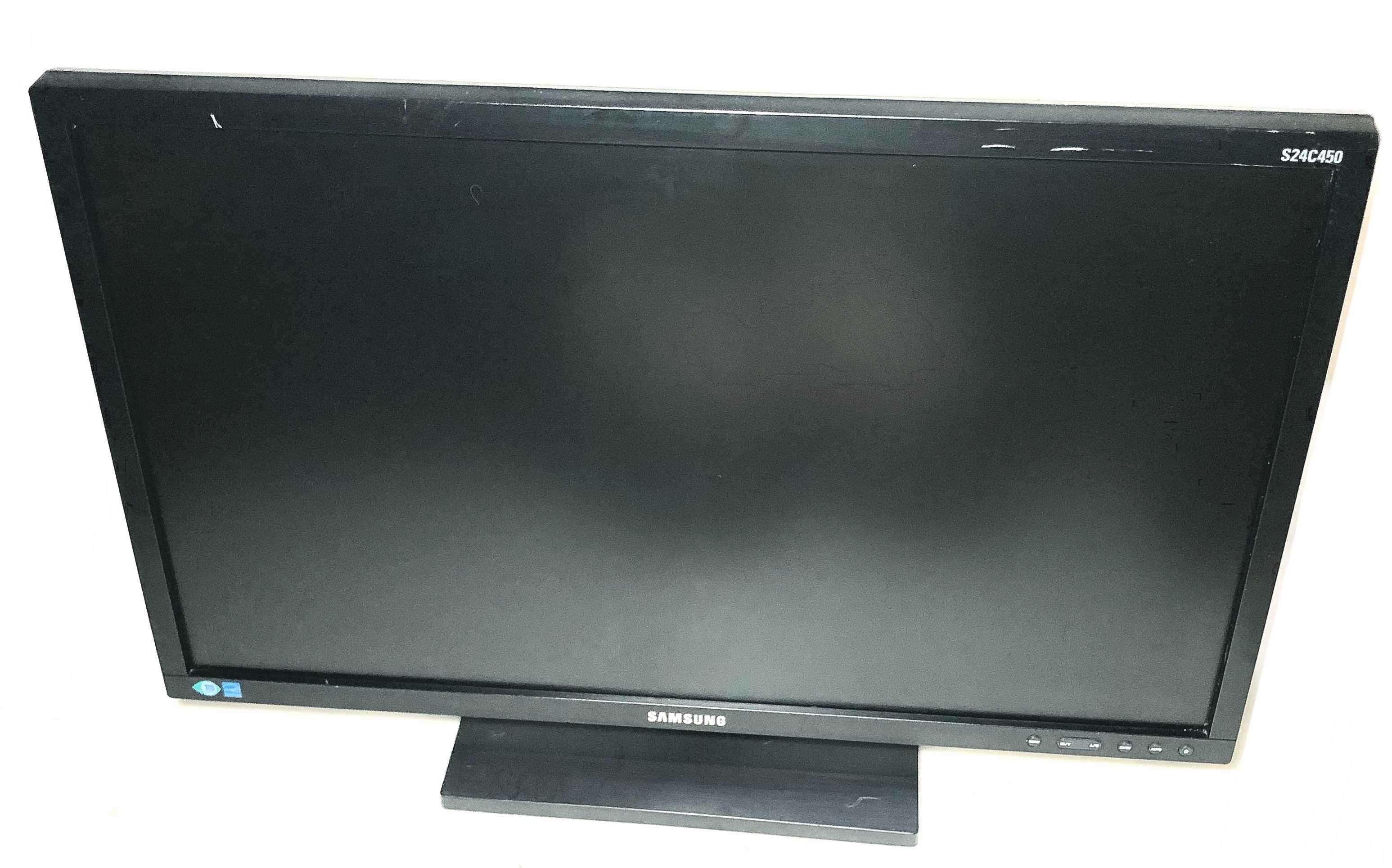 Monitor 24" LED Samsung S24C450 FullHD 1920x1080 DVI VGA PIVOT 24 cale