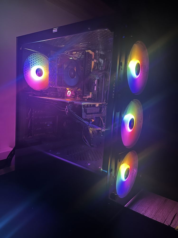 Игровий компʼютер RX580/8gb Intel xeon e3 1220 v3/ озу 16gb