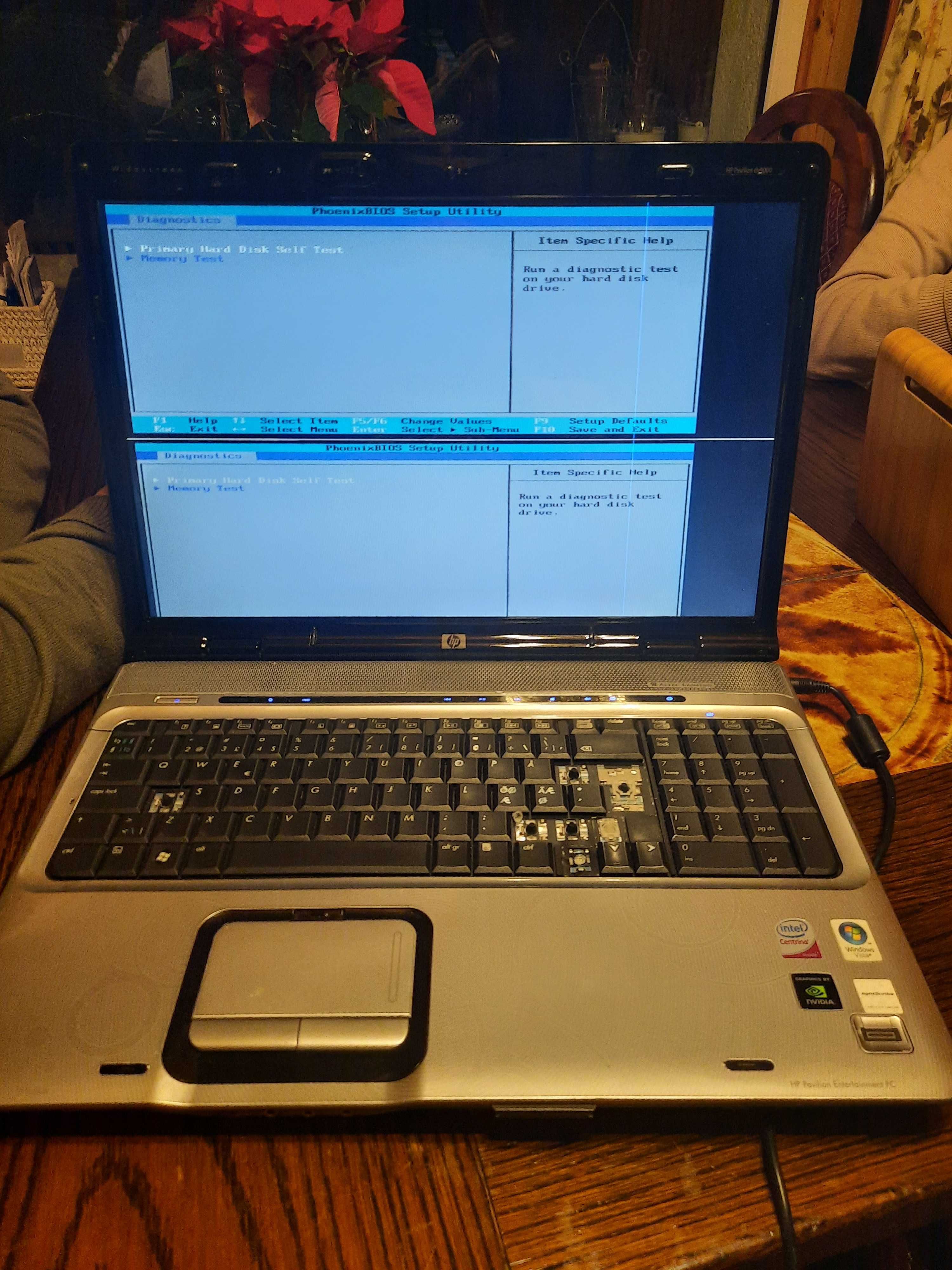 laptop HP niepełnosprawny