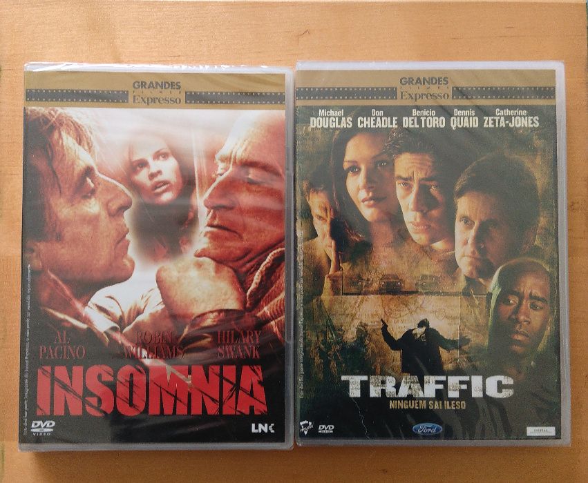 2 DVDs - Traffic & Insomnia (Novos)