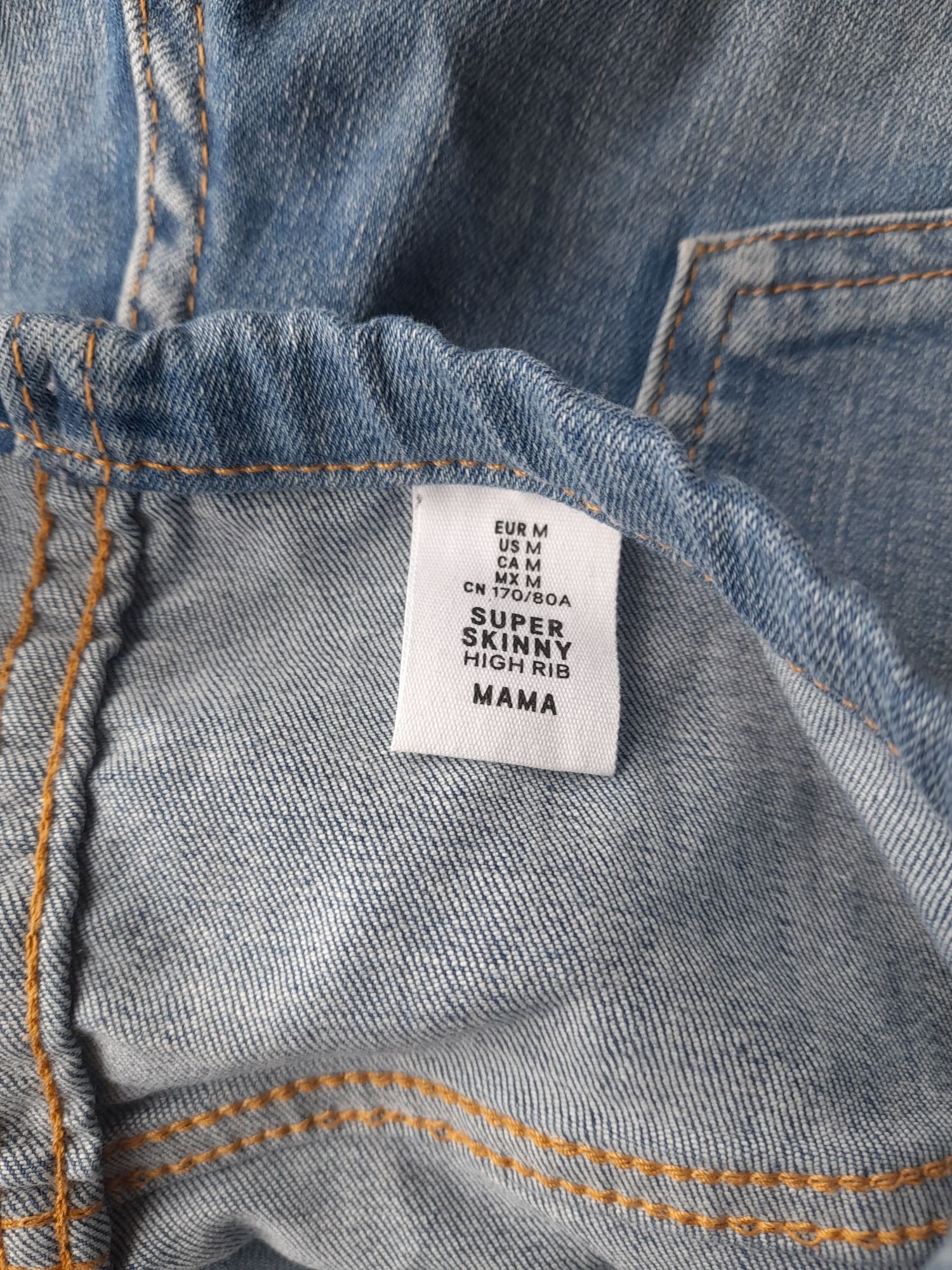 Spodnie jeansy ciążowe H&M Mama, rozmiar M