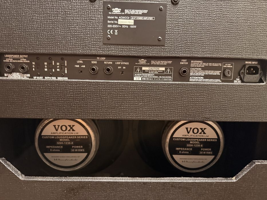 Amplificador VOX AC30 CC2