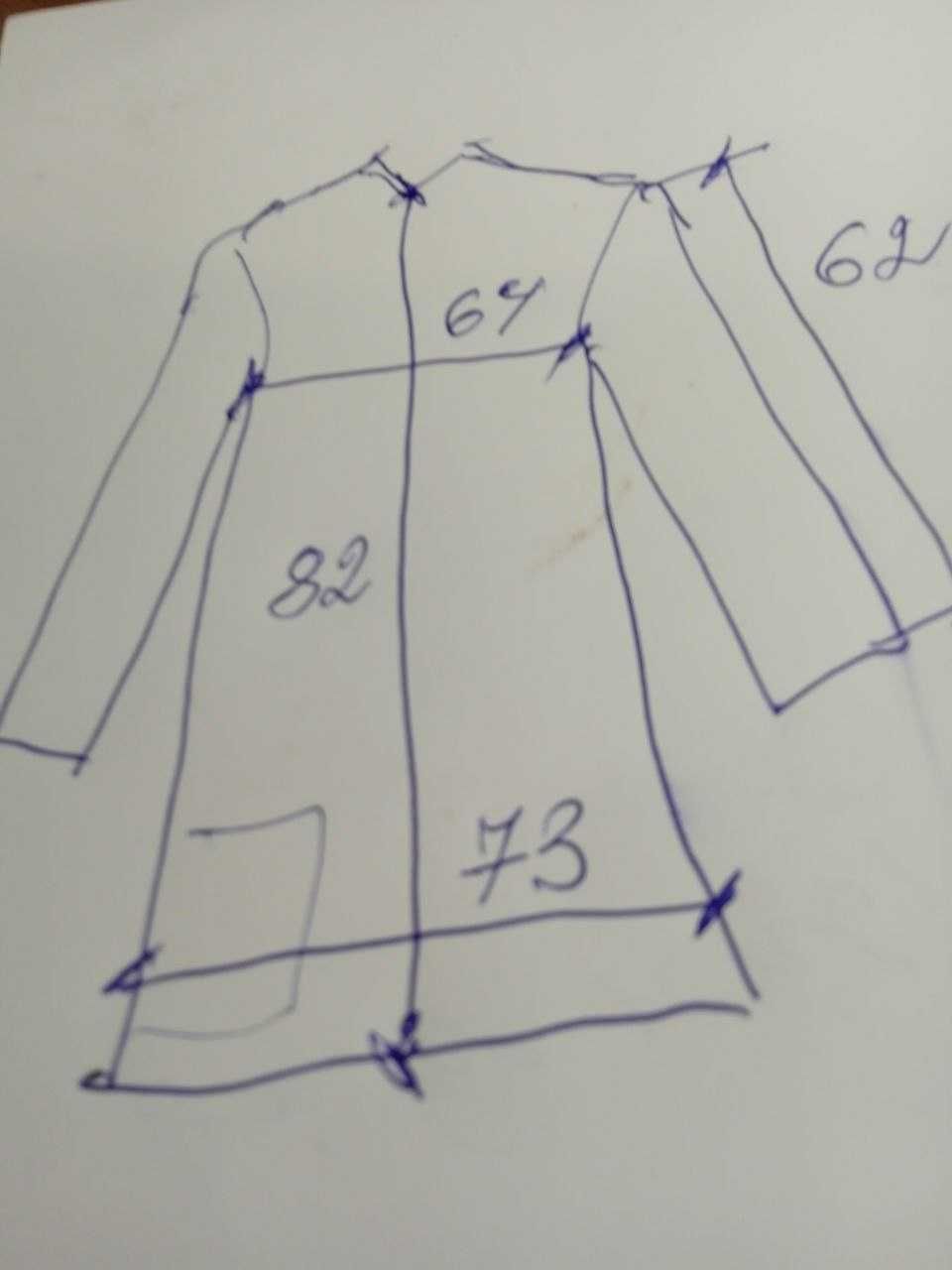 Новая флисовая куртка худи  женская  62 размера