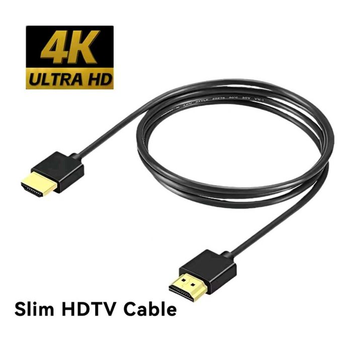 Кабель чорний HDMI - HDMI, високошвидкісний