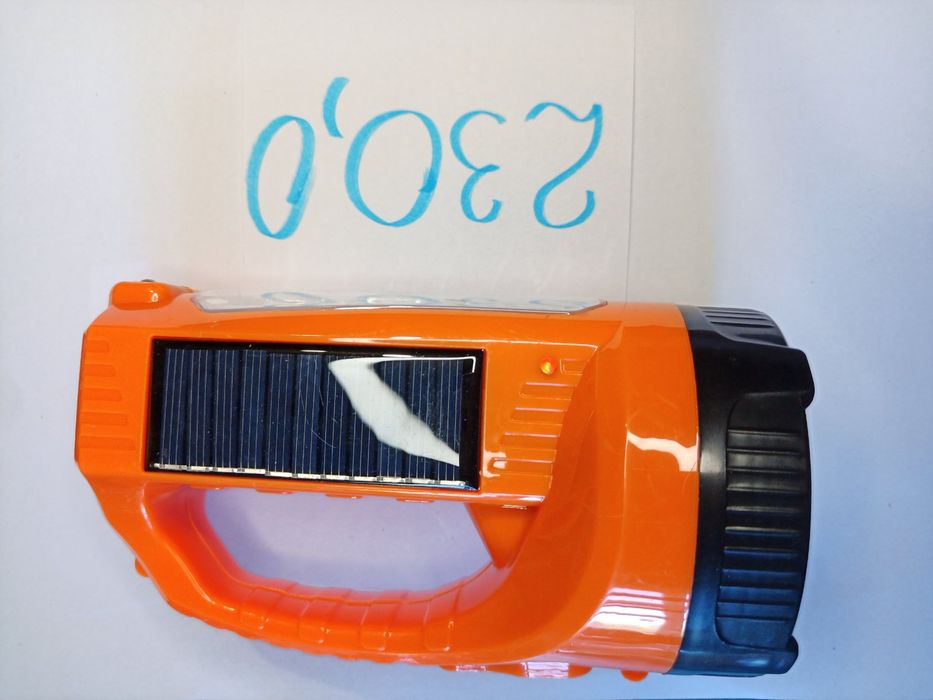 Фонарь LED аккумуляторный и солнечная батарея