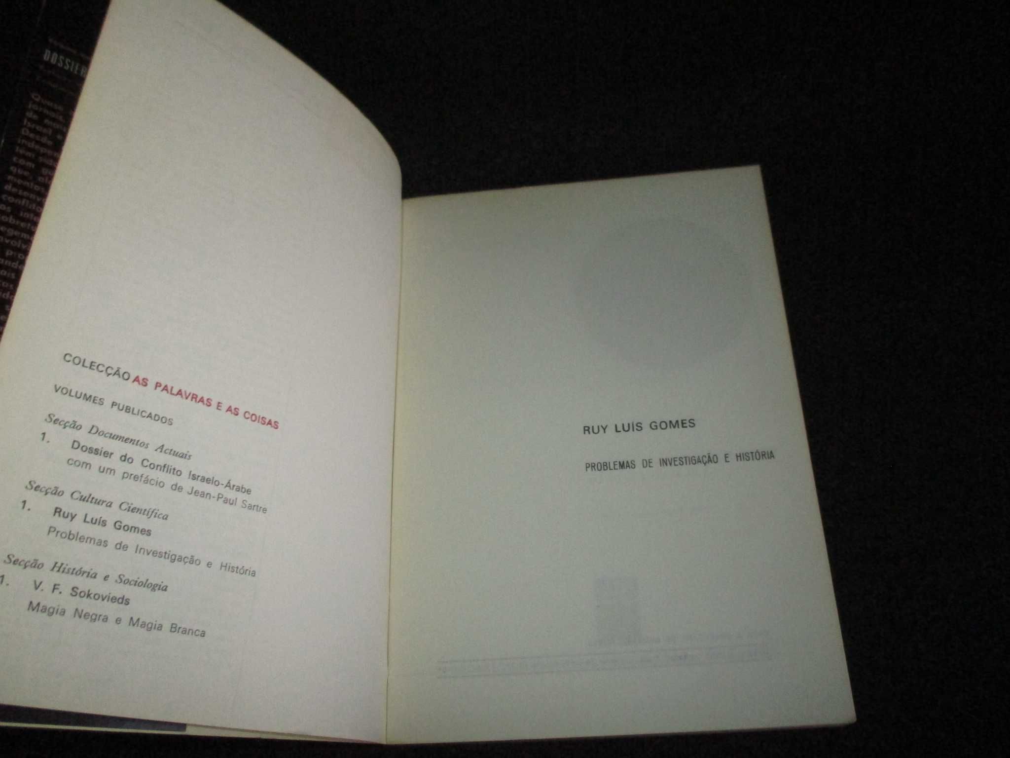 Livro Problemas de Investigação e História Ruy Luís Gomes