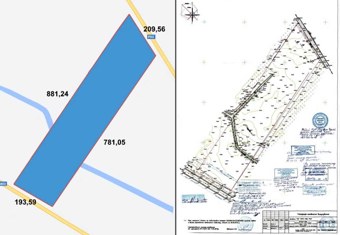 Фасадна ділянка 16га під Cargo Terminal, логістику агрохімії Бориспіль