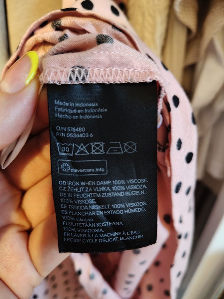 Kombinezon H&M pudrowy róż.