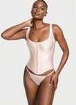 Корсет victoria's secret very sexy classic silk corset ніжно-рожевий