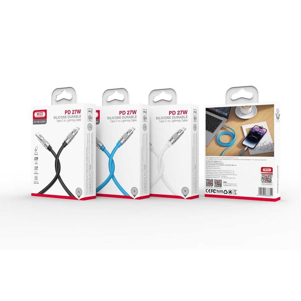 Kabel XO NB-Q228A USB-C - Lightning 1,2m 27W niebieski