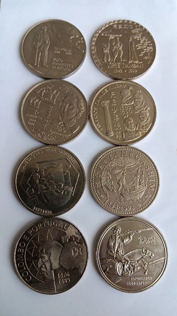 Moedas dos Descobrimentos da 1a à 7a Série