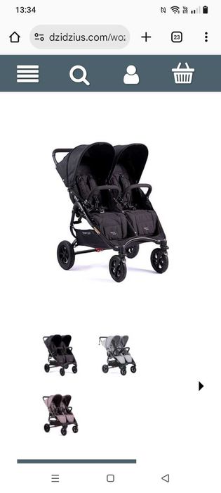 Wózek bliźniaczy Valco Snap Baby Duo Sport