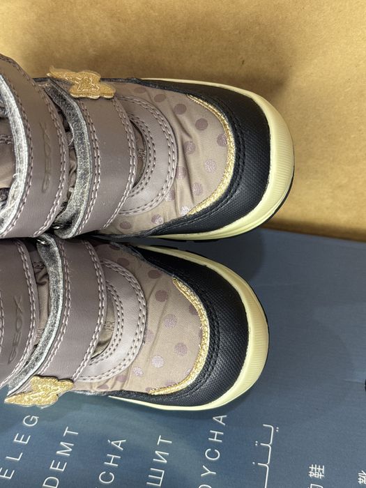 (24 р) Дитячі зимові черевики Geox Flanfil, Устілка 15.4 см