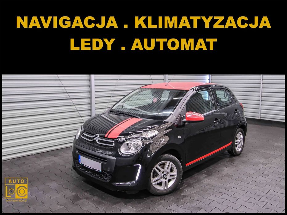Citroën C1 AUTOMAT + Navigacja + Klimatyzacja + Elektryka + ZAREJESTROWANY !!!