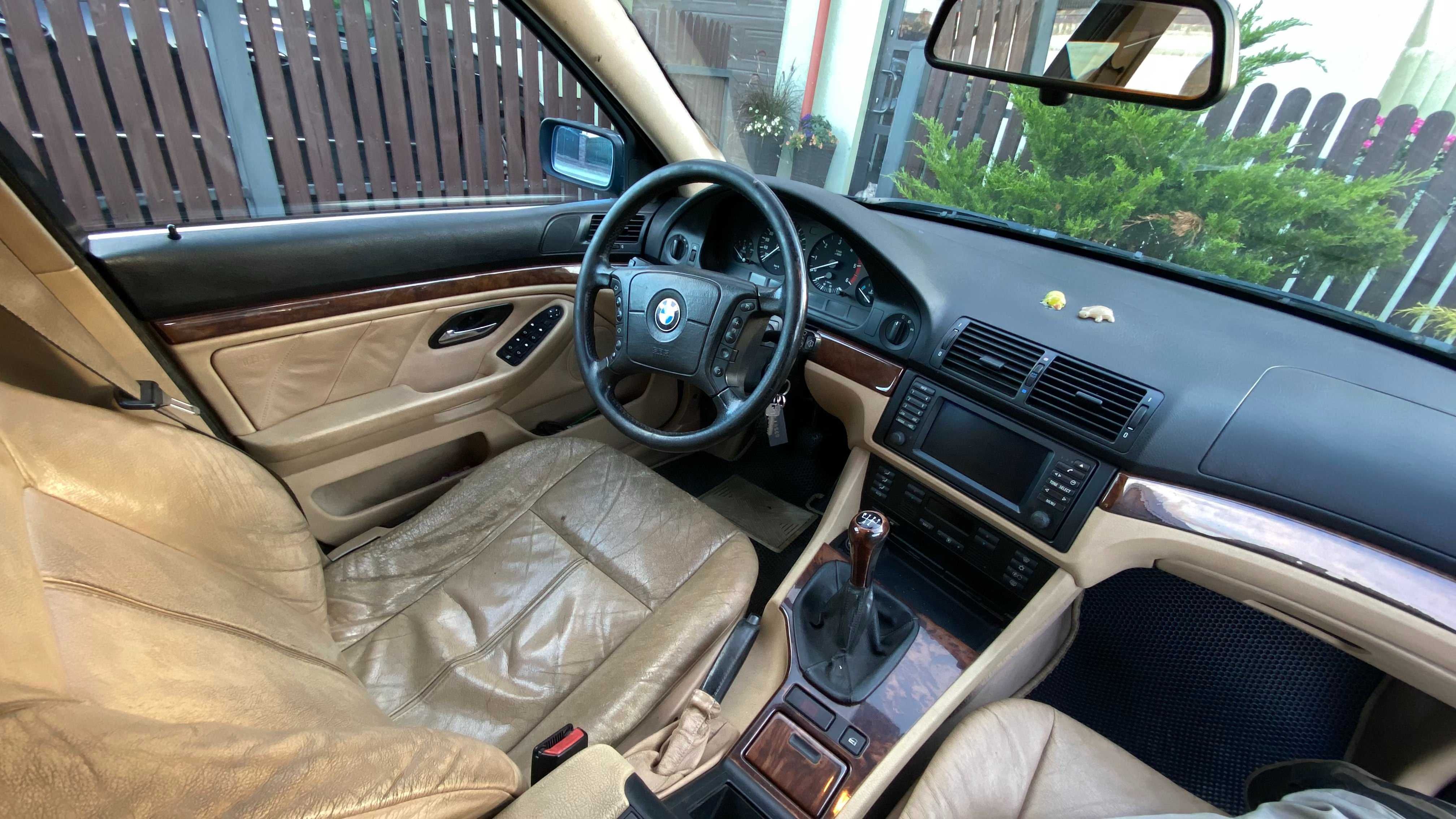 Bmw E39 530d Touring Kombi 3.0d M57 2001r jasne skóry