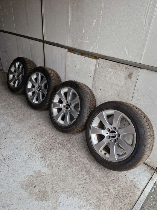 Kola BBS 17" z oponami zimowymi bmw