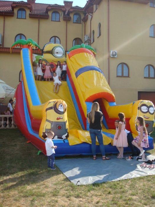 Dmuchane zjeżdżalnie na wesela, urodziny, komunie, pikniki