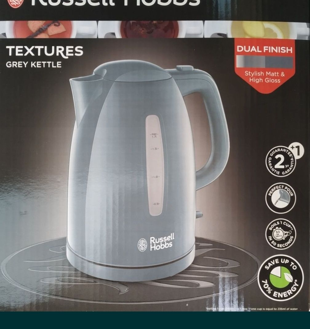 Czajnik Russell hobbs textures nowy szary