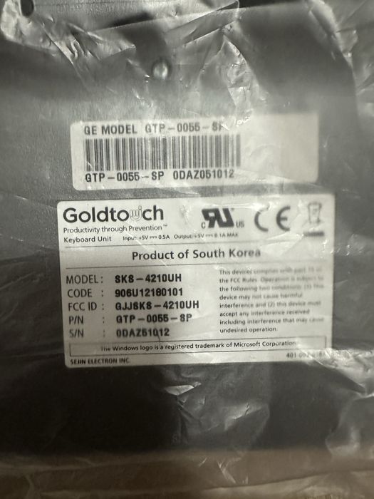 Goldtouch GTP-0055 klawiatura dzielona