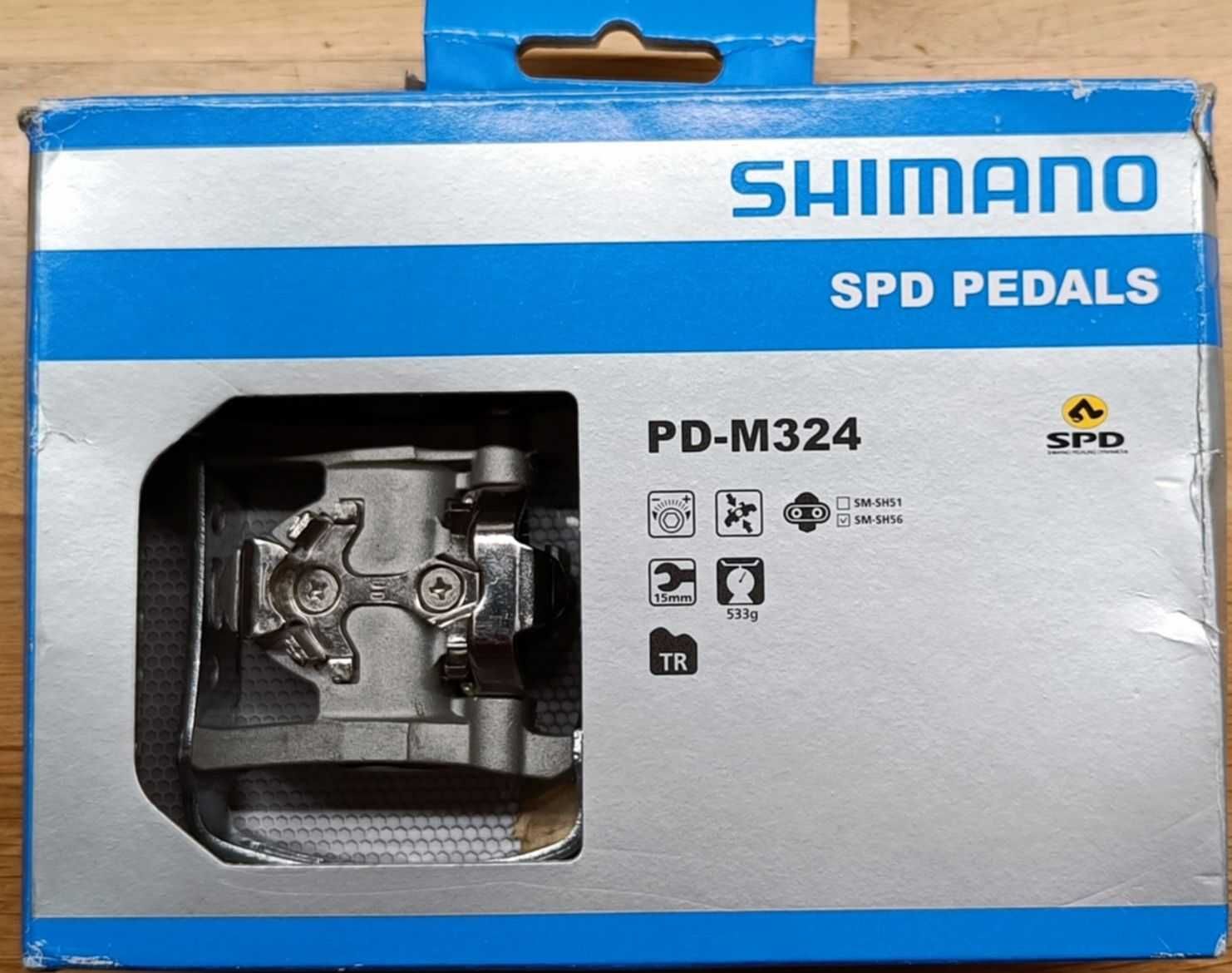 Sprzedam Pedały Shimano PD-M324 (SPD + Platforma)