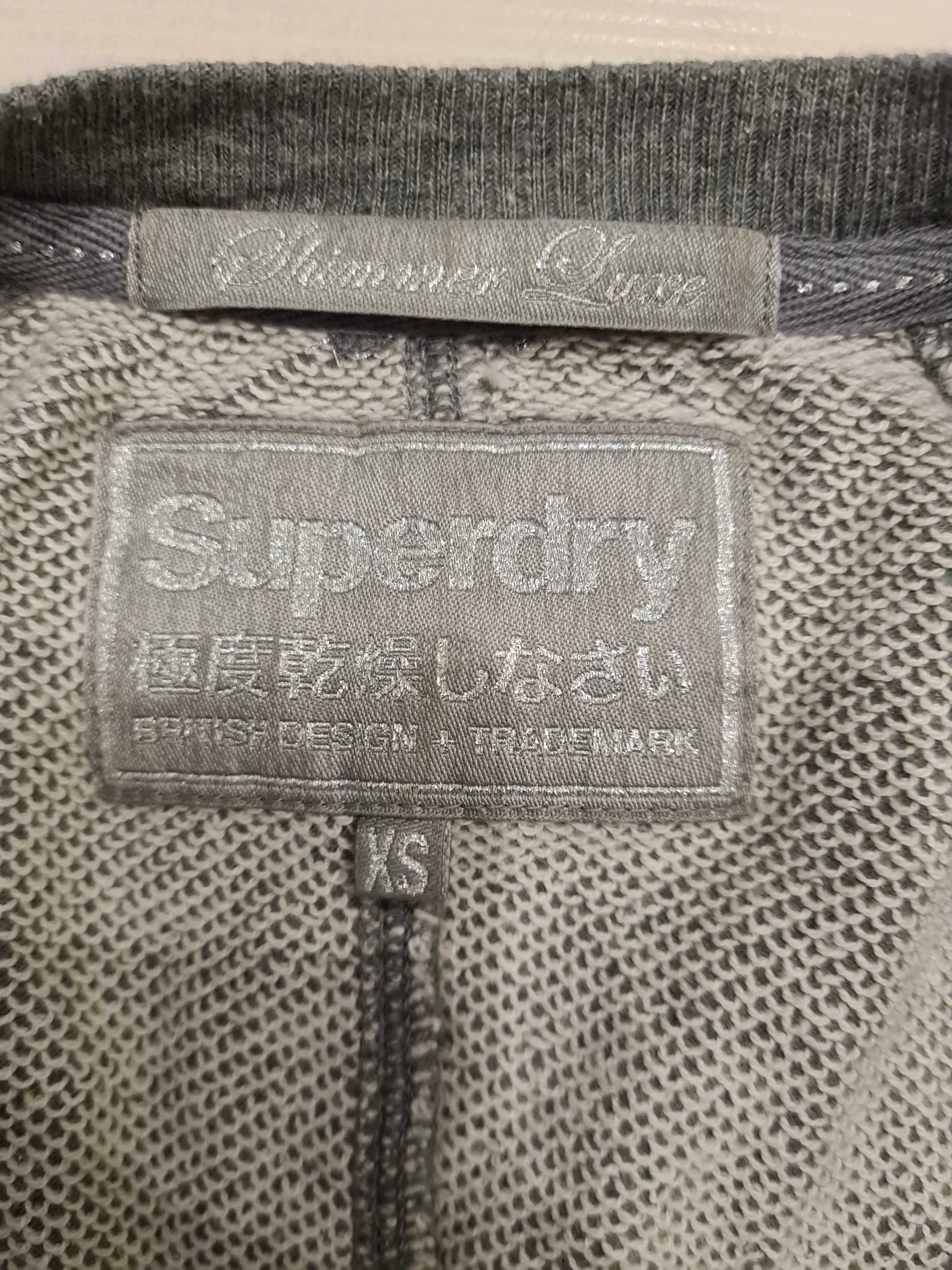 Bluza superdry s 36 świąteczna cekinowa sekiny unikat swetr sweterek