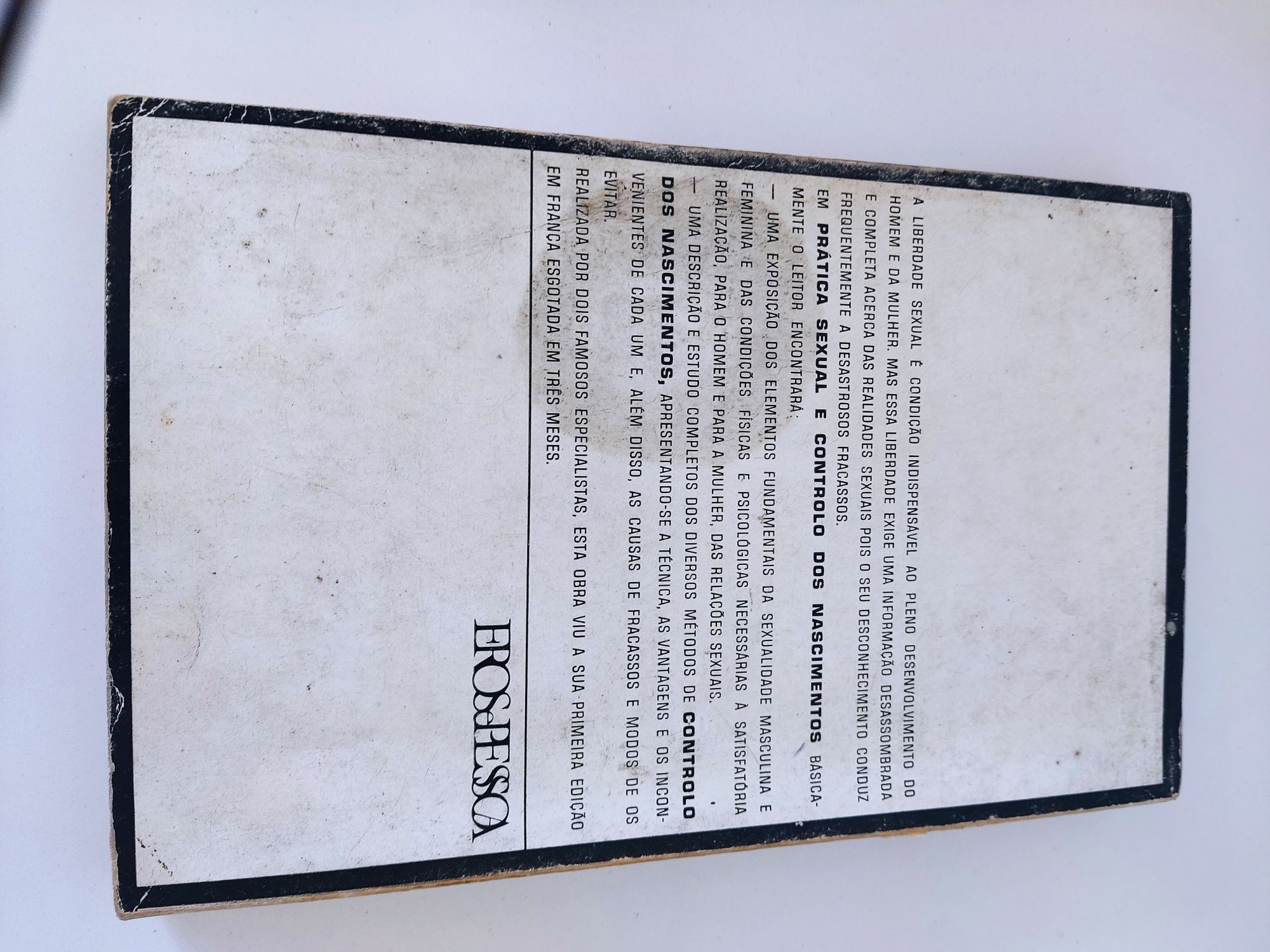 Livro Prática sexual e controlo dos nascimentos de Jean Dalsace e Raou