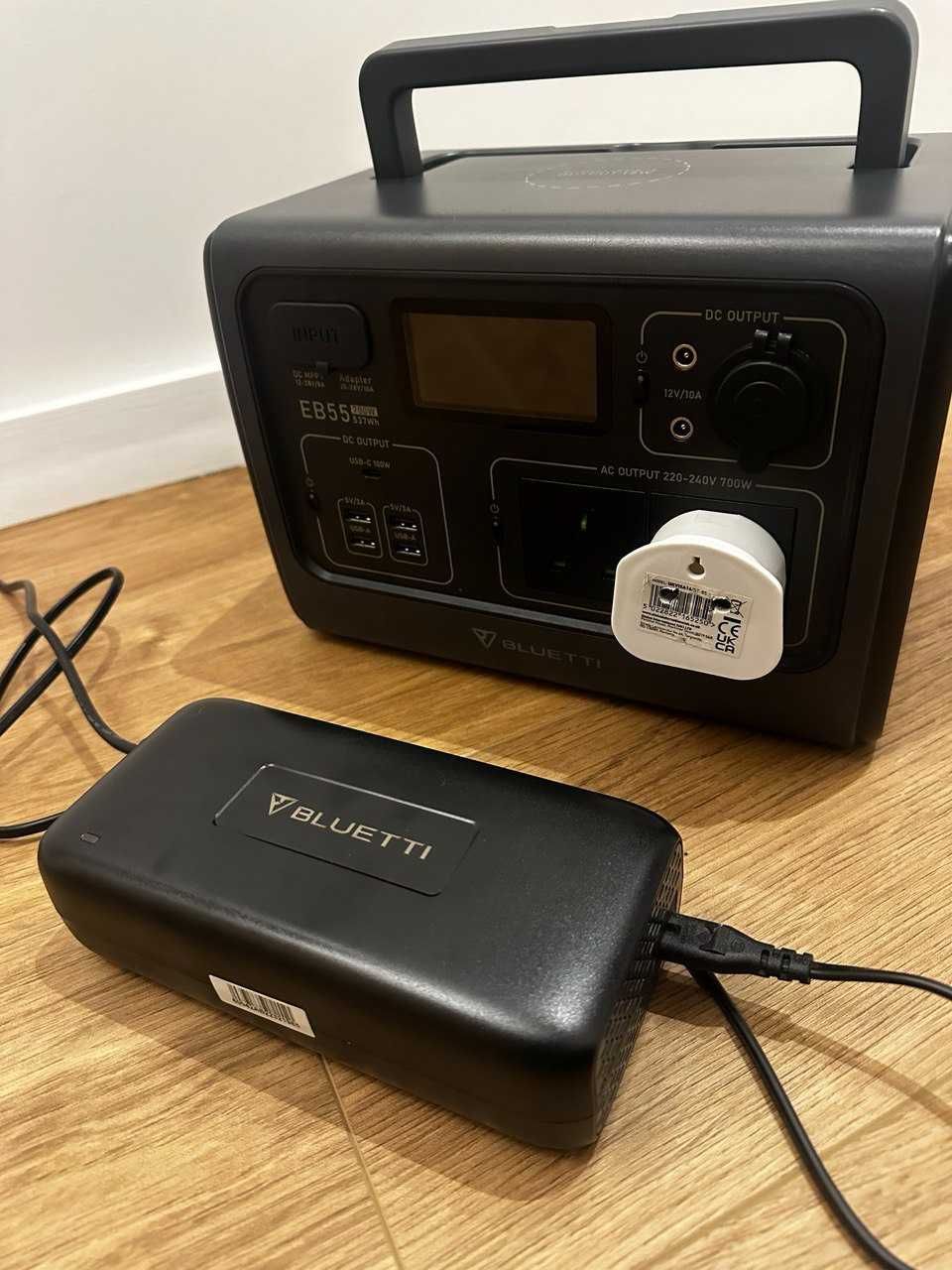 Портативна зарядна станція BLUETTI EB55 700W ємність 537Вт/год