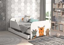 Łóżko MIKI dziecięce 140x70 + materac + szuflada !