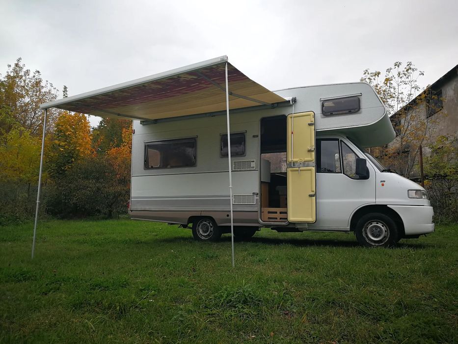 Fiat Ducato  Ładny Kamper . Bogate wyposażenie. 4 Akumulatory. Okazja!!!