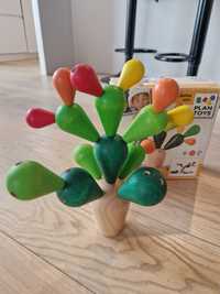 Balancing cactus, Plan Toys, klocki, drewniana zabawka