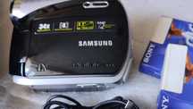 Kamera Samsung Digital Cam mini DV, POKROWIEC, kasety zasilacz