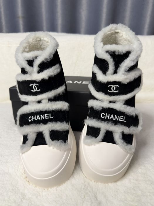Кеди Chanel ,Красовки,кеды Шанель,зима,люкс якість