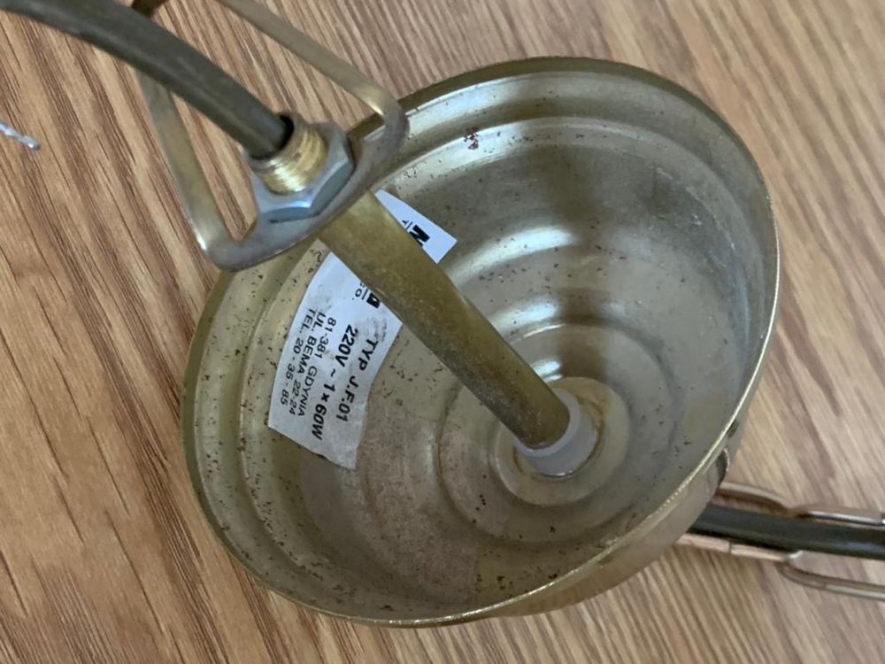 Lampa wisząca z masy perłowej