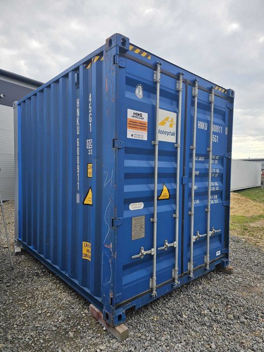 Kontener morski, magazyn, stróżówka, 10DC/3m + transport hds w cenie
