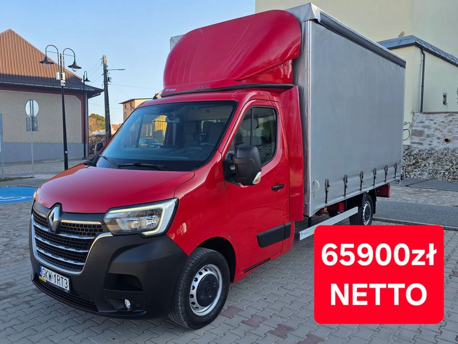 Renault Master  2x firanka/Serwis/Salon PL/Bezwypadkowy/Lakier oryginalny/Gwarancja