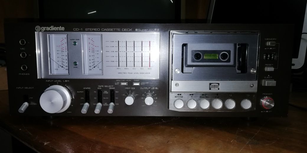 Tape Deck Gradiente CD-1 Vintage