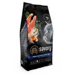Savory Adult Cat Gourmand Fresh Salmon and White Fish 8 кг
