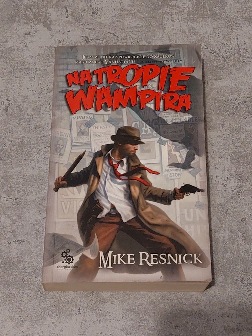 Książka Na tropie Wampira; Mike Resnick fantasy science fiction