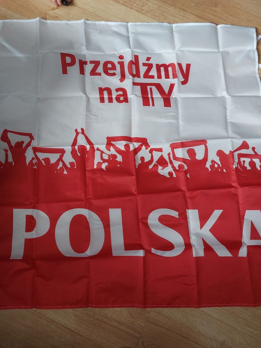 Flaga Polski  Tyskie