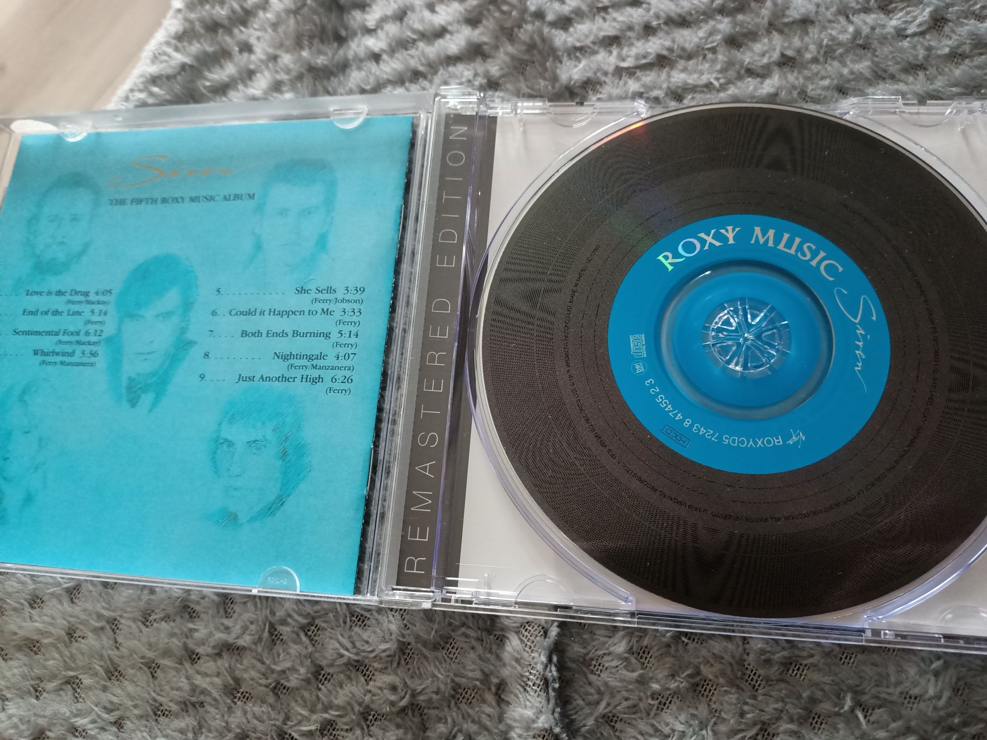 Roxy Music - Siren (1999 - Eu. CD Album-Reiss,Rem)(vg+)