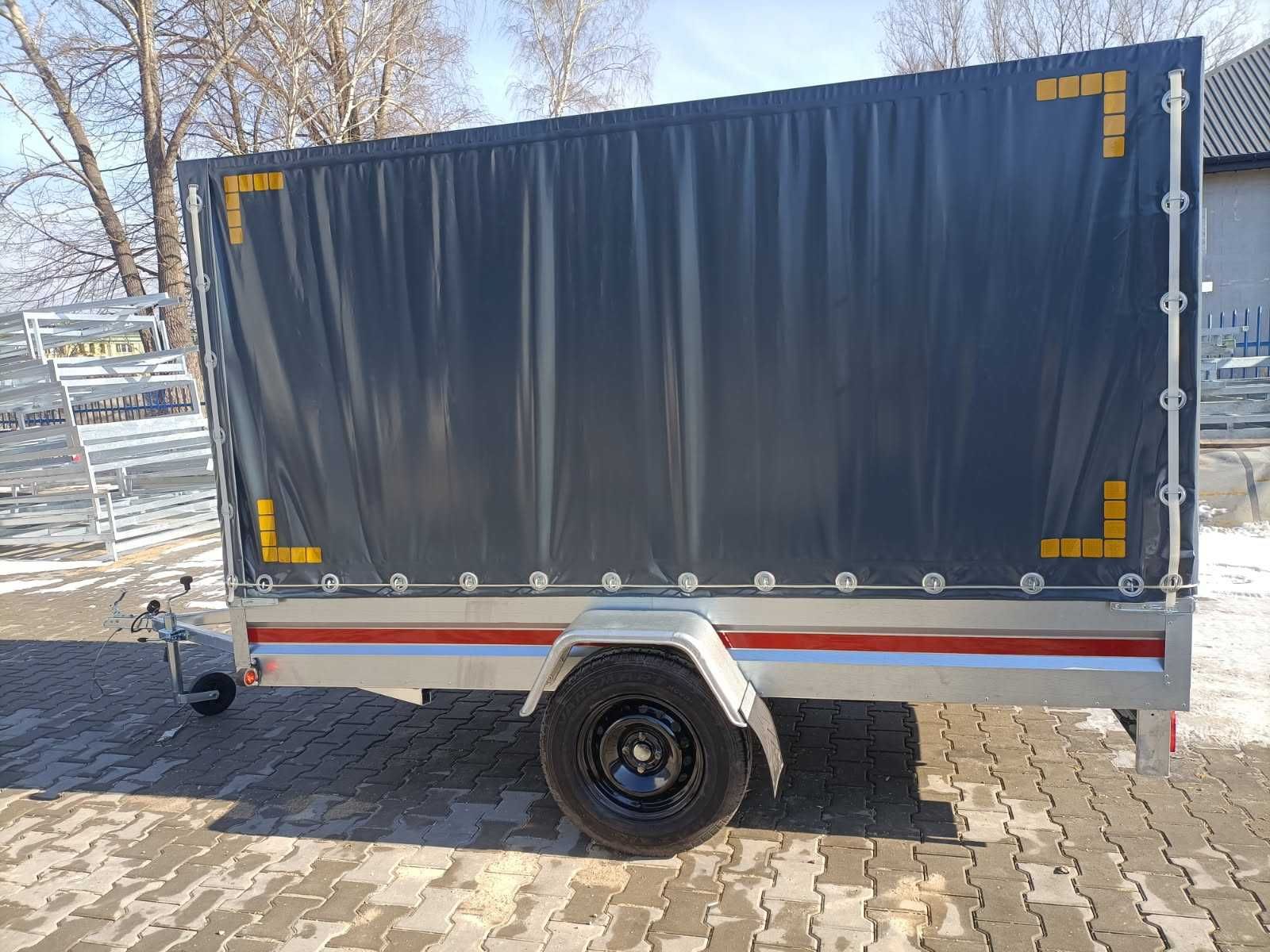 Przyczepa przyczepka samochodowa producent LORA nowa wymiary 2,75x1,45
