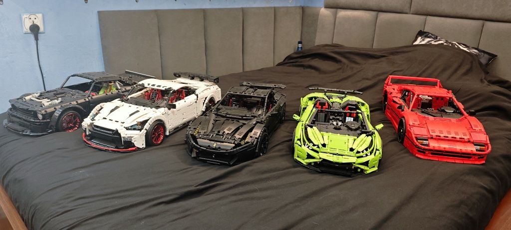 Kolekcja modeli 1:8 LEGO CaDa Mould King Lepin Rastar itp
