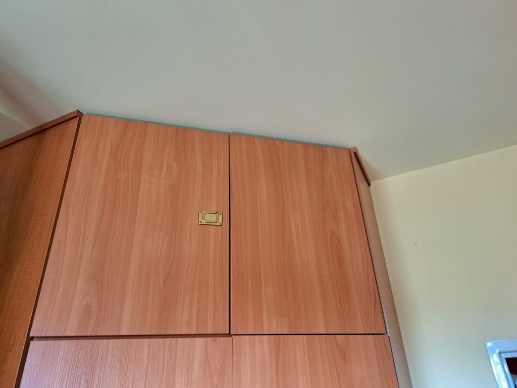 Łóżko piętrowe z biurkiem szafa narożna zabudowa regał vox