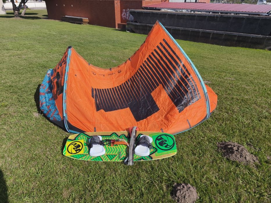 Kite barra prancha e arnes