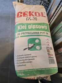 Klej Cekol do przyklejania GK (karton gips) GS-20 20kg. Cena za 1 szt.