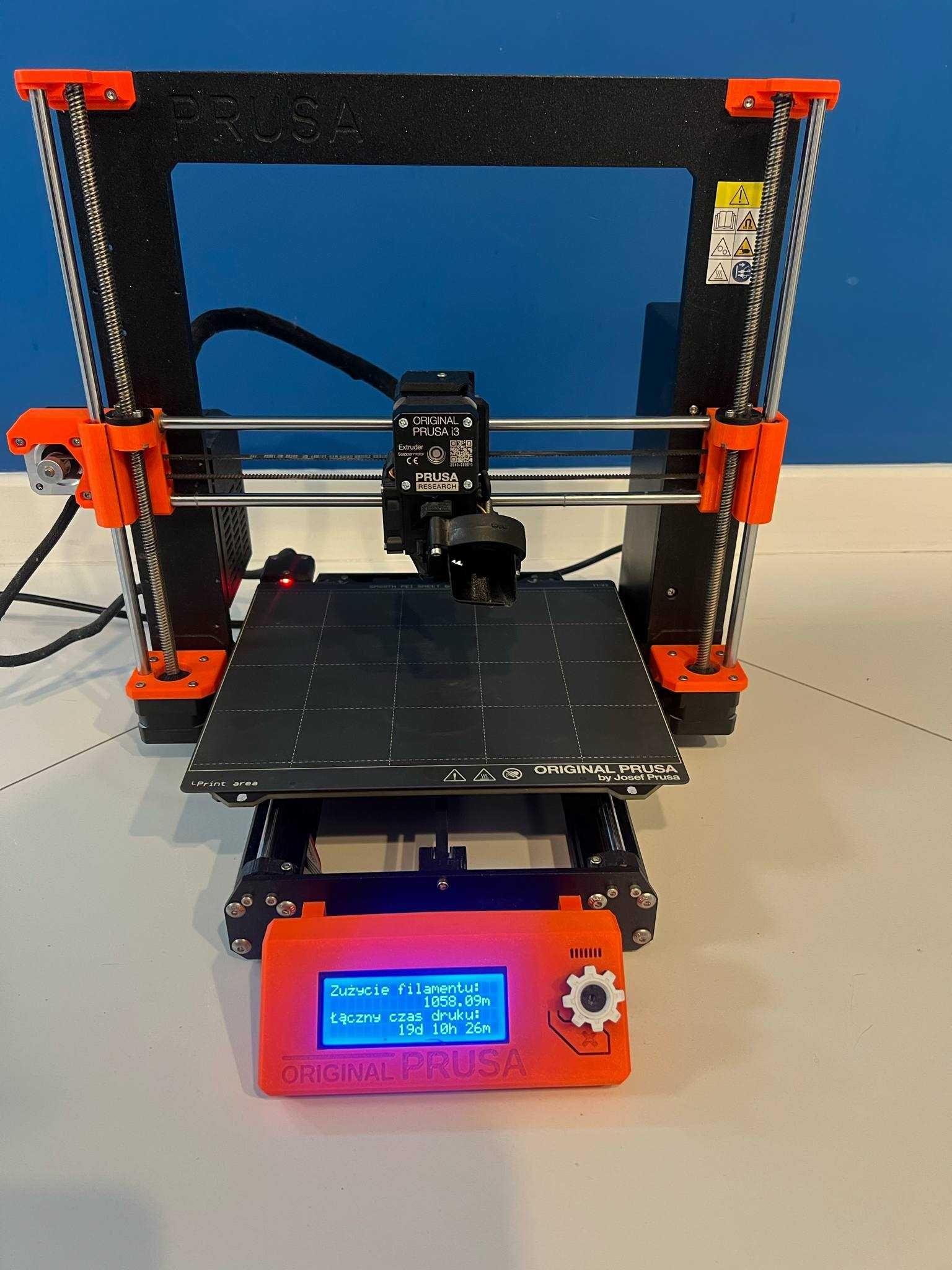 Prusa i3 MK3S+ – oryginał, niski przebieg, gotowa do druku