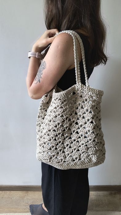 Ręcznie robiony torebko-worek