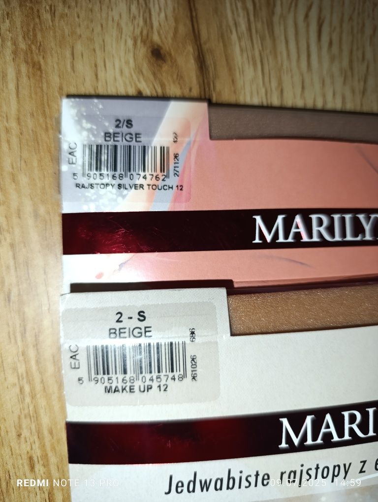 Zestaw rajstop Merilyn Make-up 12. Rozmiar 2-S