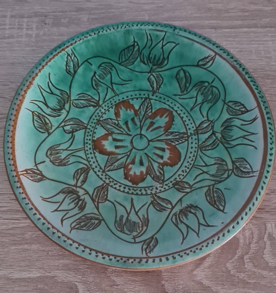 Talerz ceramiczny Vintage